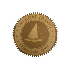 Debossed PU LEATHER PATCH (4" X 4")